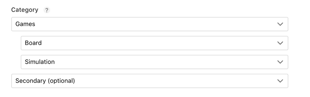 category change